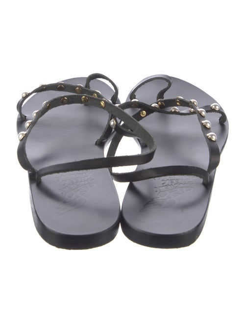Ancient Greek Sandals Leather Slingback Sandals