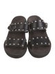 Ancient Greek Sandals Leather Studded Accents Slides