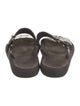 Ancient Greek Sandals Leather Studded Accents Slides