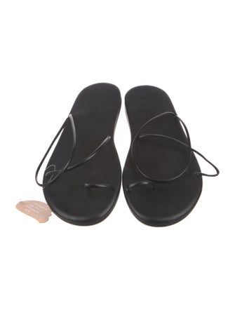 Ancient Greek Sandals Leather Slides