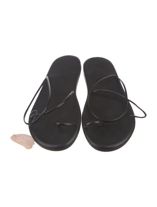 Ancient Greek Sandals Leather Slides