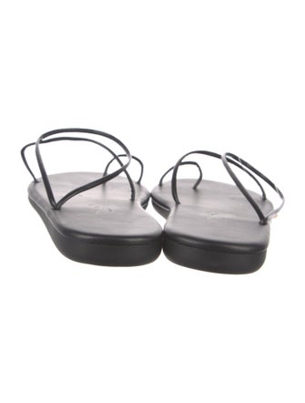 Ancient Greek Sandals Leather Slides