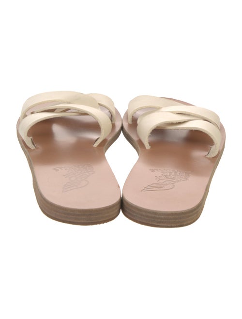 Ancient Greek Sandals Leather Slides