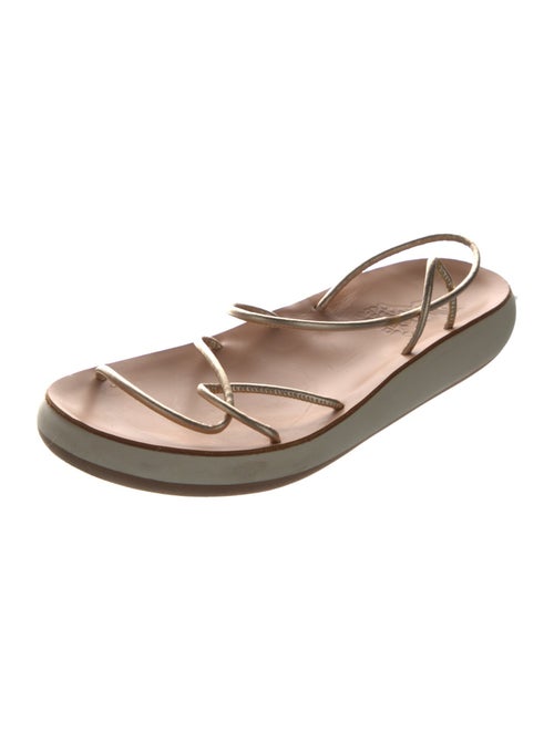 Ancient Greek Sandals Leather Slingback Sandals