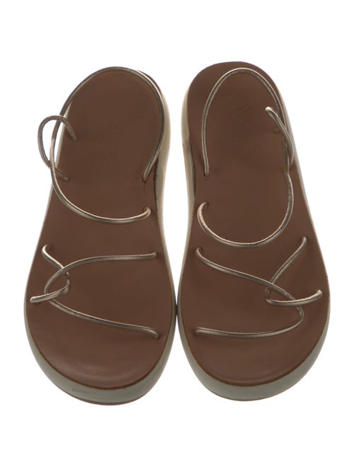 Ancient Greek Sandals Leather Slingback Sandals