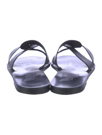 Ancient Greek Sandals Leather Slides