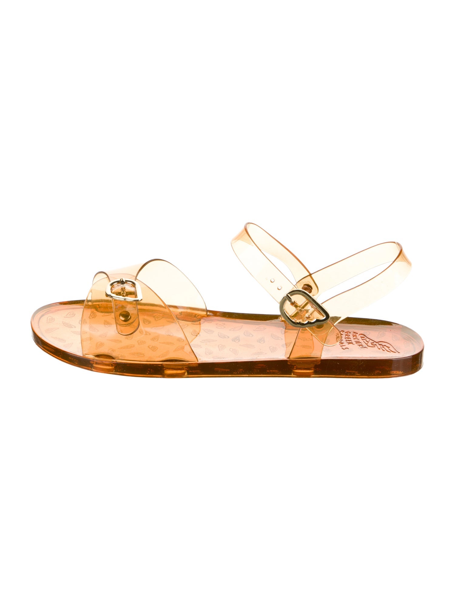 Ancient Greek Sandals PVC Slingback Sandals