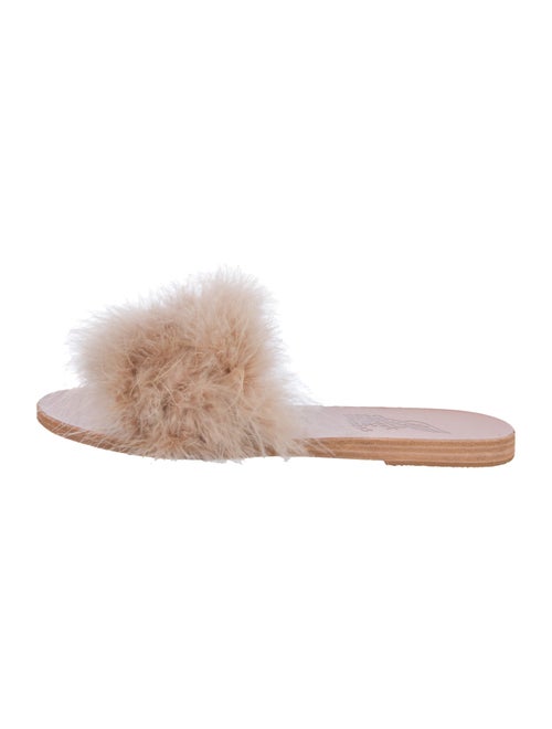 Ancient Greek Sandals Leather Slides