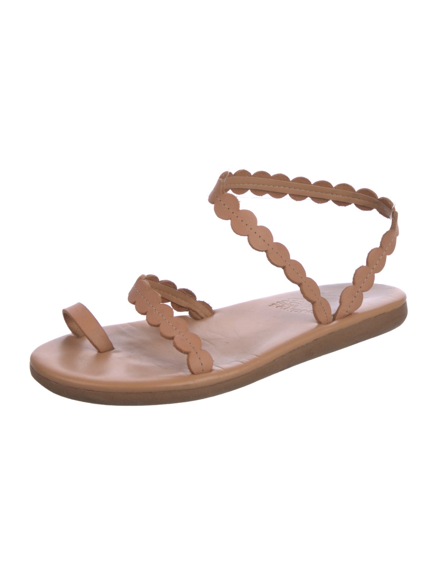 Ancient Greek Sandals Leather Mules