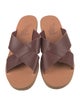 Ancient Greek Sandals Leather Slides