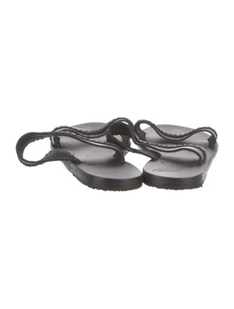 Ancient Greek Sandals Leather Slides