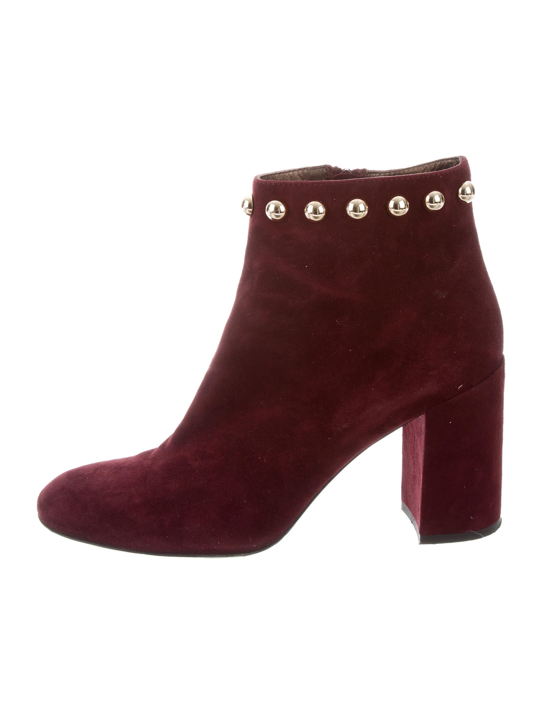 AGL Embellished Suede Booties