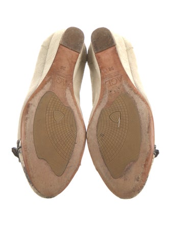 AGL Suede Animal Print Flats