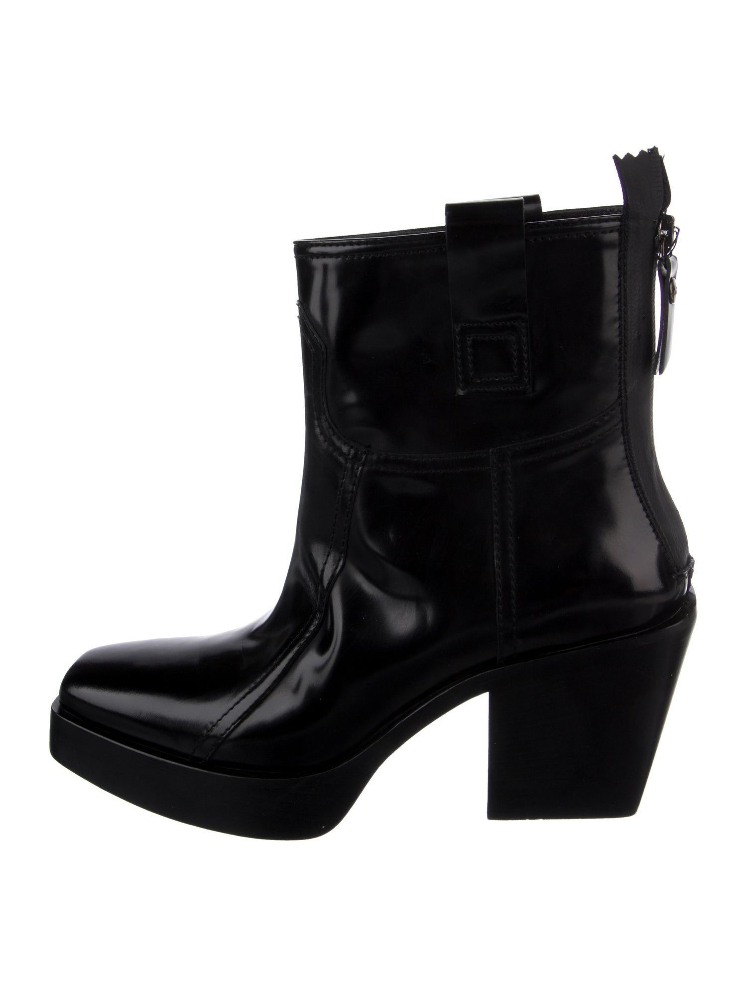 agl patent leather boots