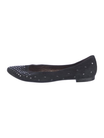 AGL Suede Studded Accents Flats