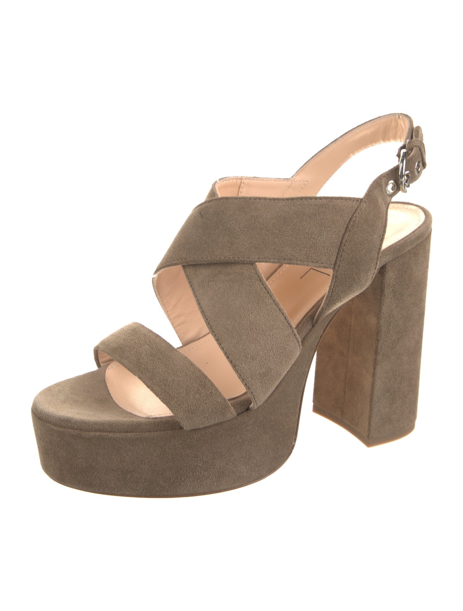 AGL Suede Slingback Sandals w/ Tags