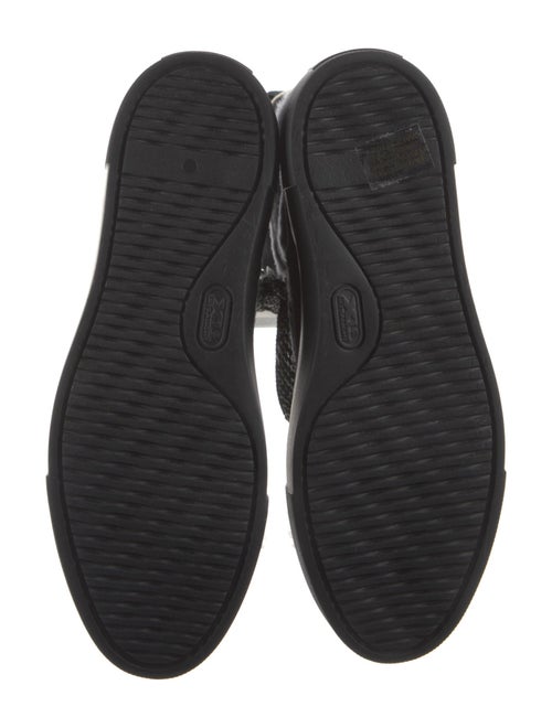 AGL Suede Fur Trim Combat Boots