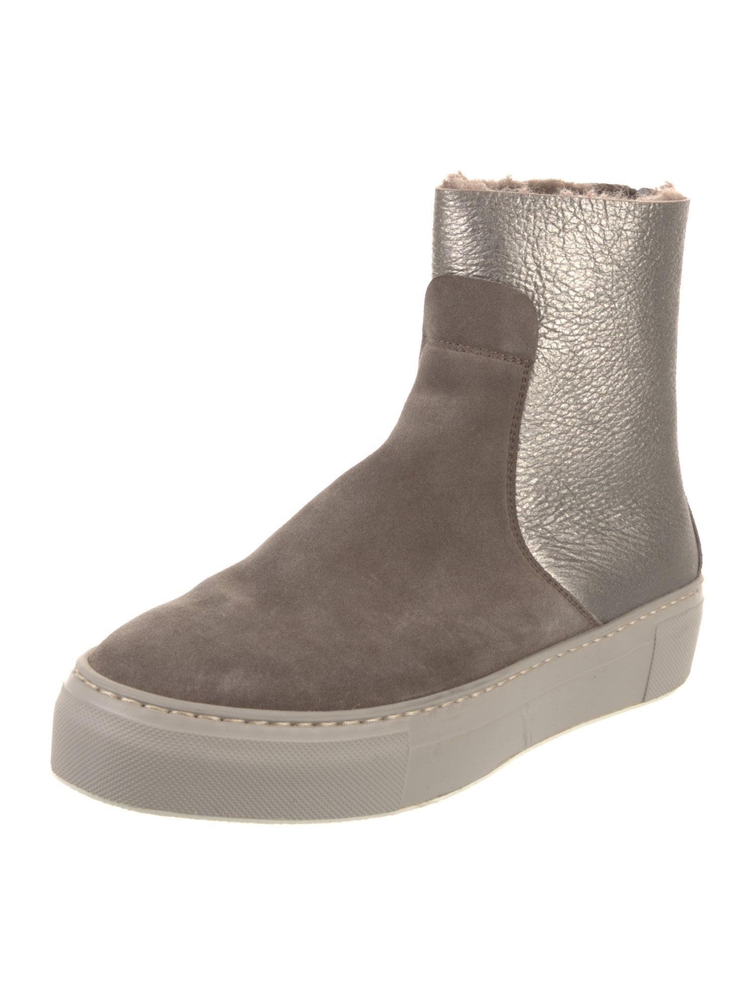 AGL Suede Wedge Sneakers