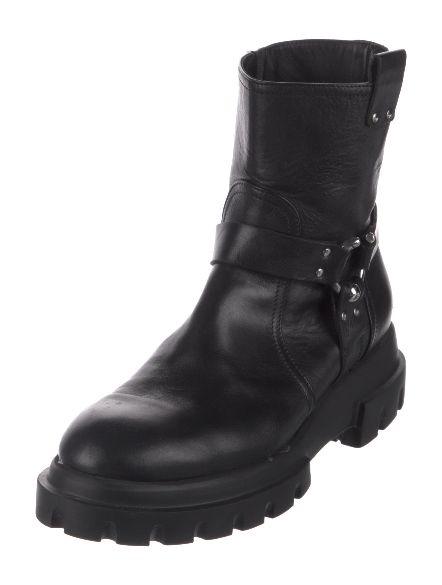 AGL Leather Moto Boots