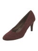 AGL Suede Whipstitch Trim Pumps