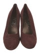 AGL Suede Whipstitch Trim Pumps