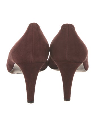 AGL Suede Whipstitch Trim Pumps