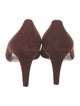 AGL Suede Whipstitch Trim Pumps