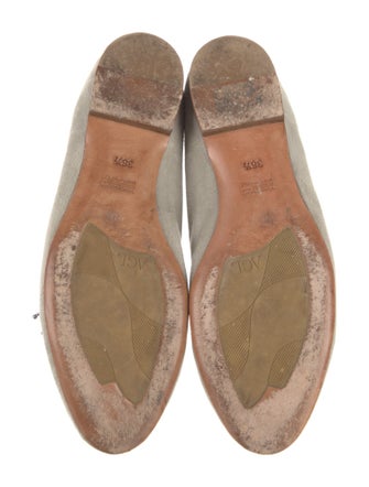 AGL Suede Beaded Accents Loafers