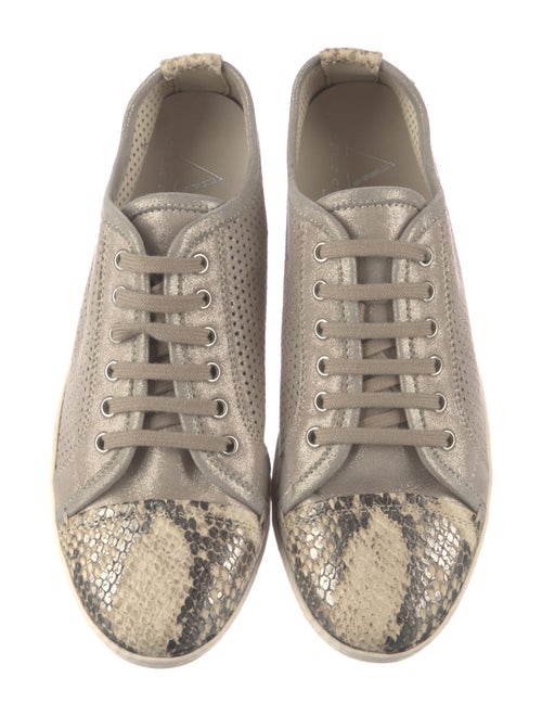 AGL Colorblock Pattern Lasercut Accents Sneakers