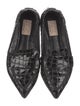 AGL Patent Leather Animal Print Loafers
