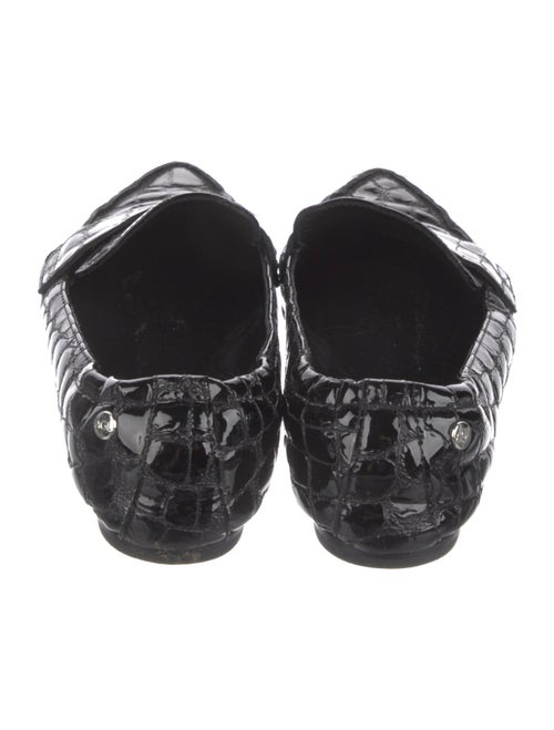 AGL Patent Leather Animal Print Loafers