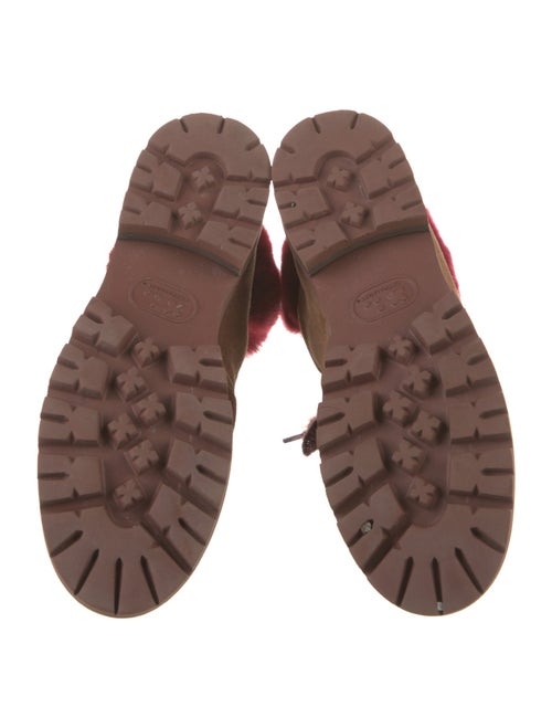 AGL Suede Printed Combat Boots