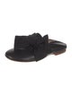 AGL Leather Bow Accents Mules
