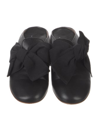 AGL Leather Bow Accents Mules