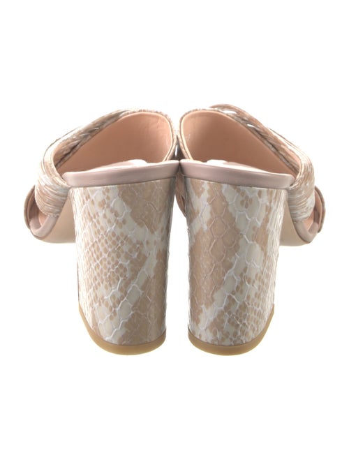 AGL Embossed Leather Printed Slides