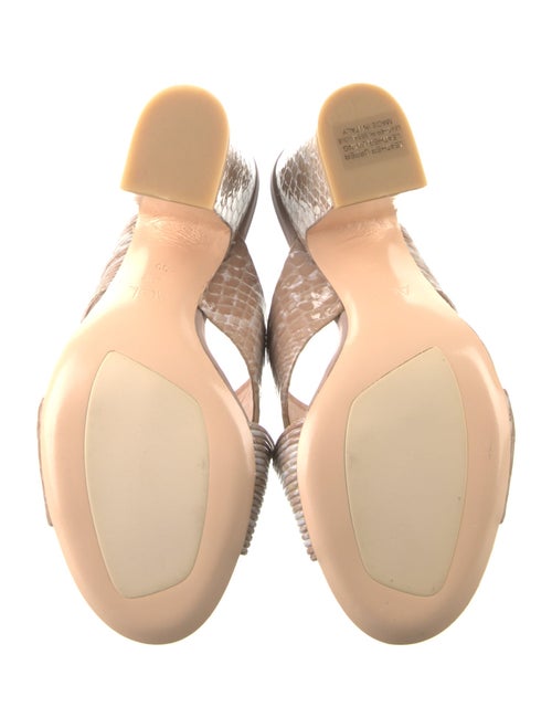 AGL Embossed Leather Printed Slides