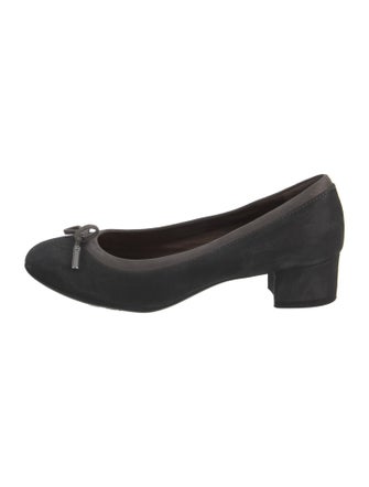 AGL Suede Bow Accents Pumps