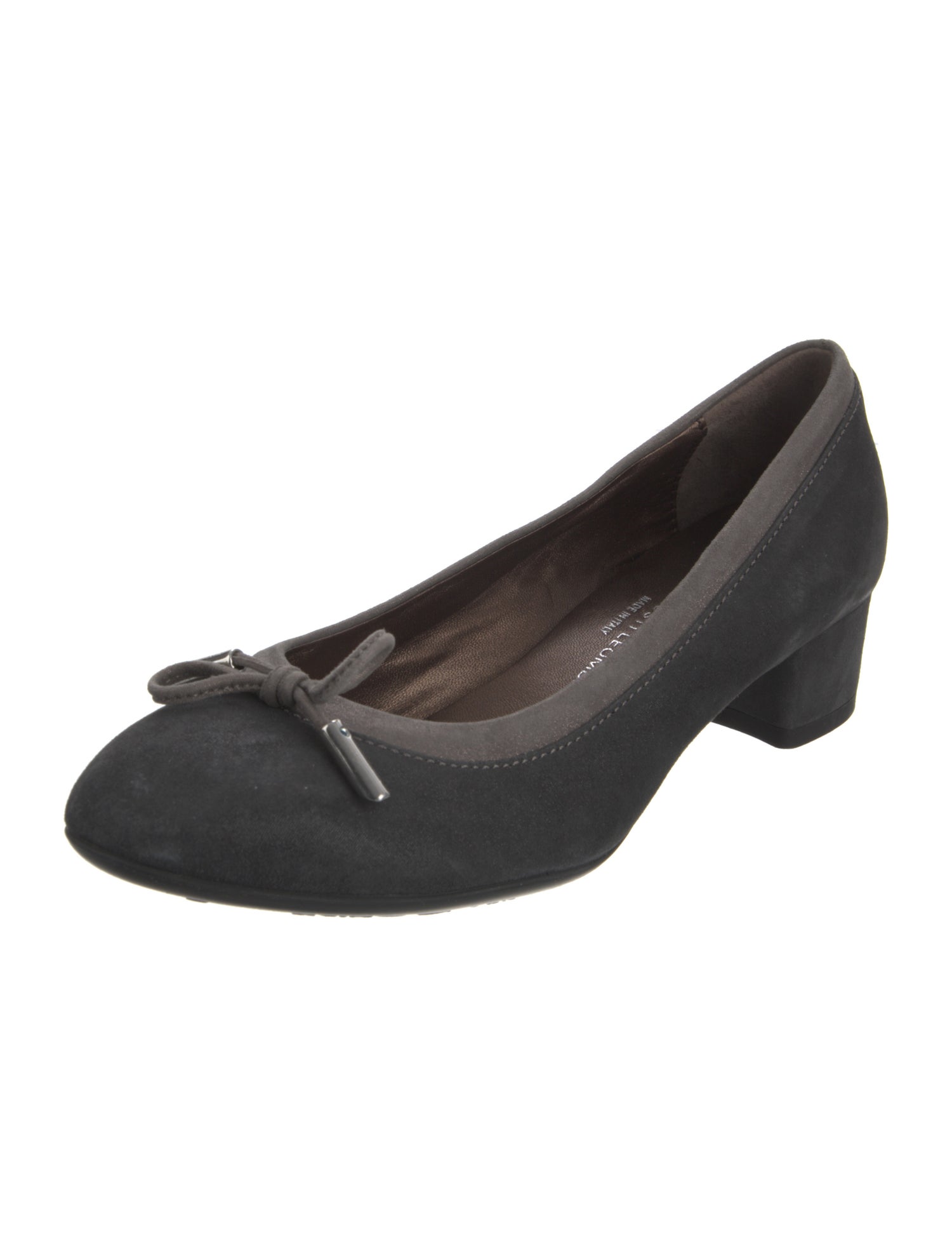 AGL Suede Bow Accents Pumps