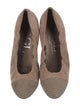 AGL Suede Studded Accents Ballet Flats