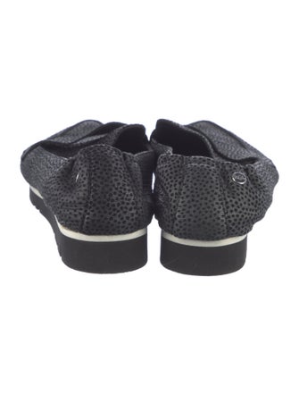 AGL Animal Print Studded Accents Loafers