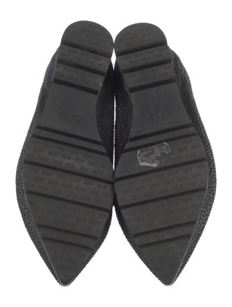 AGL Animal Print Studded Accents Loafers