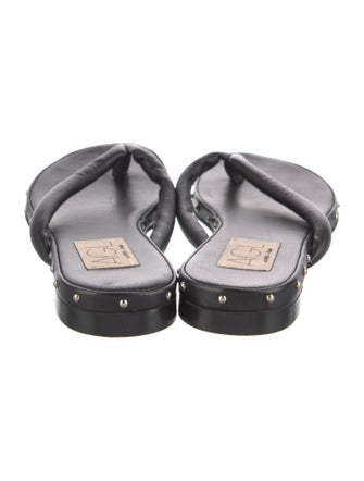 AGL Leather Studded Accents Slides