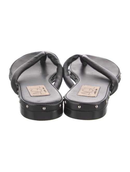 AGL Leather Studded Accents Slides