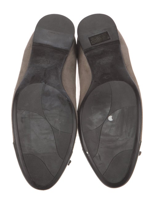 AGL Suede Bow Accents Ballet Flats
