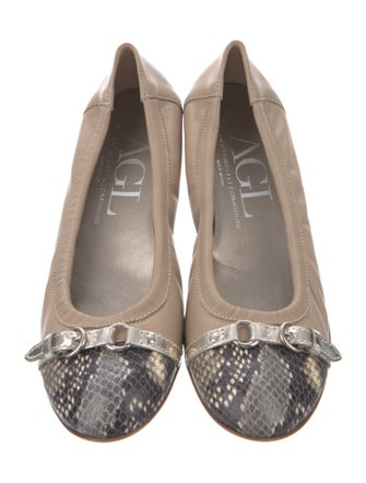 AGL Leather Ballet Flats