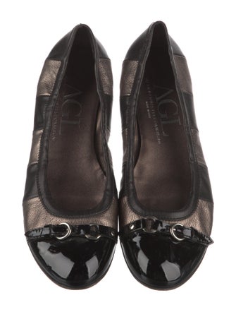 AGL Leather Printed Flats