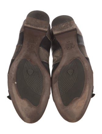 AGL Leather Printed Flats