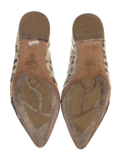 AGL Leather Animal Print Flats