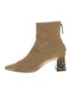AGL Suede Animal Print Boots