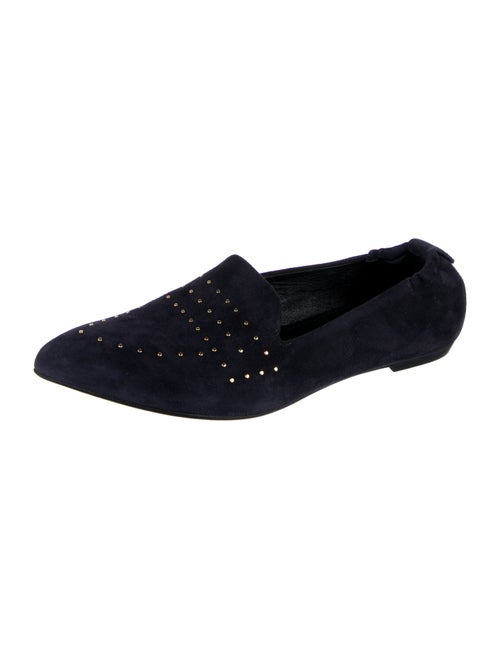 AGL Suede Studded Accents Loafers